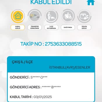 İzinsiz Mesajla Gönderi Kabul Edilmesi