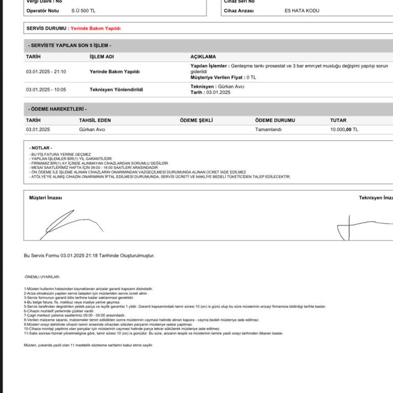 Beklenmedik Yüksek Maliyet Ve Belgesiz İşlem