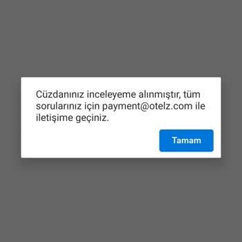 Otelz Cüzdan Hesabına Erişim Sorunu