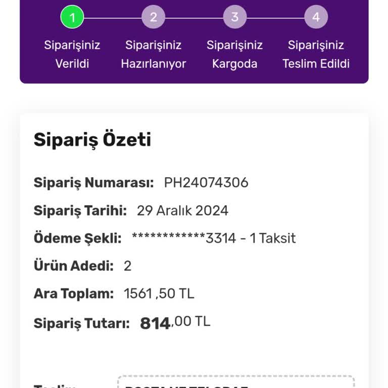 Yılbaşı Çekiliş Kodu Ve Sipariş Gecikmesi Sorunu