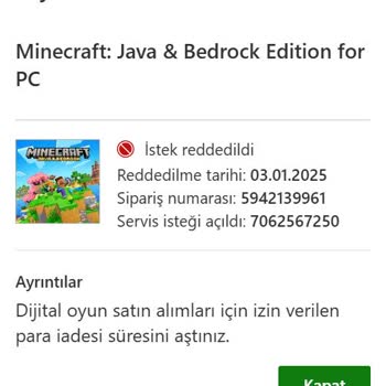 Hatalı İade Reddi: Xbox Oyun İadesi Sorunu