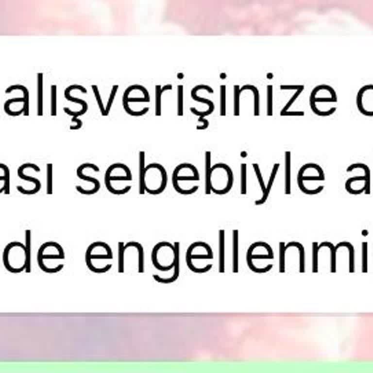 İade Oranı Yüksek Diye Alışveriş Engeli