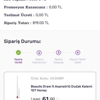 Sipariş Teslimatında Gecikme Sorunu