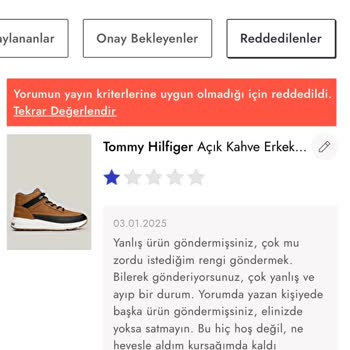 Yanlış Ürün Gönderimi Ve İletişim Eksikliği