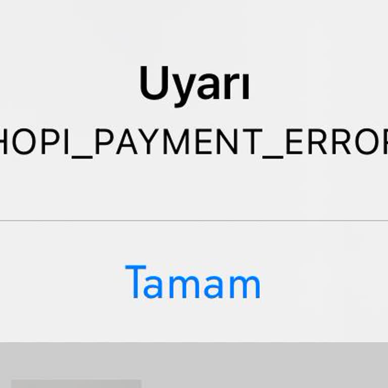 Gift Card Kullanımında Sürekli Hata