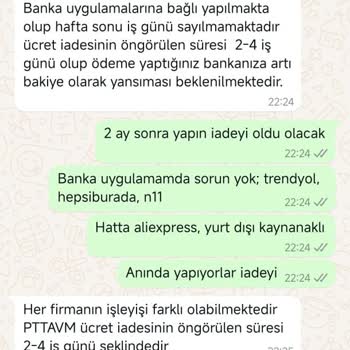 Epttavm'de Para İadesi Bekleyişi Ve Müşteri Hizmetleri Sorunu