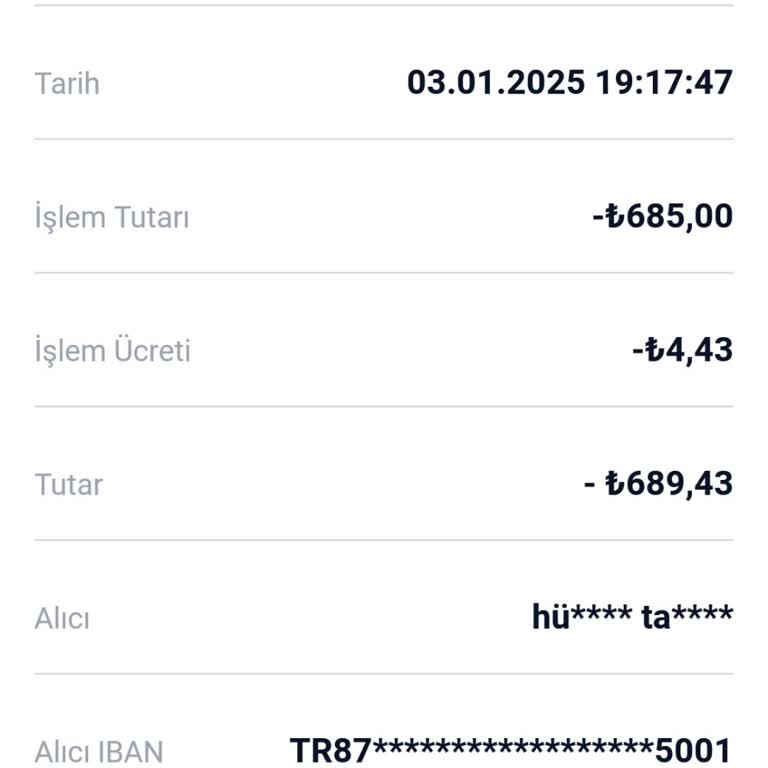 Paycell'den Yapılan Transfer İşlemi Sonuçsuz Kaldı