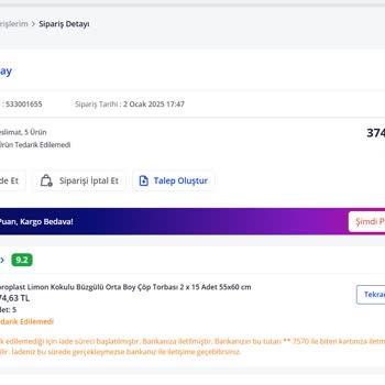 İptal Edilen Siparişin Güncellenmiş Fiyatla Satışı