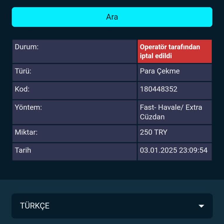Ödeme Yapmayan Güvenilmez Site
