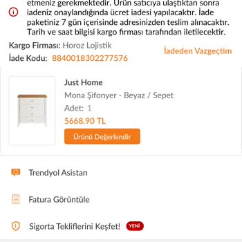 Trendyol'dan Gelen Hatalı Ürün Ve İade Sorunları