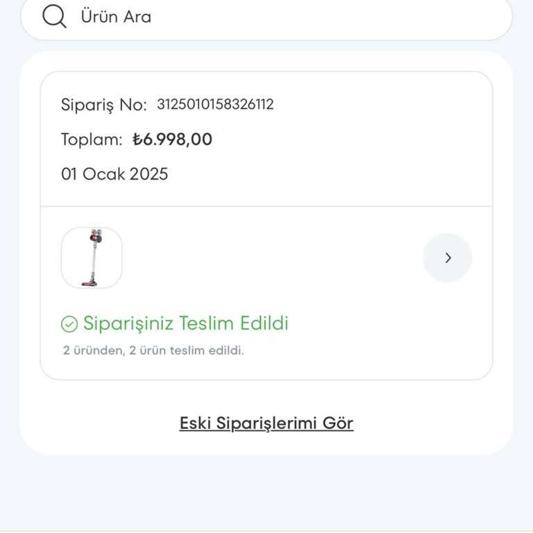 Eksik Teslimat Sorunu: Onvo Süpürge Siparişim Tamamlanmadı