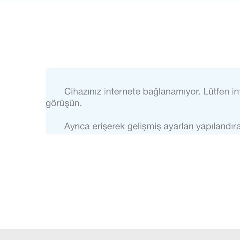 Bağlantı Sorunu Ve Yetersiz Müşteri Hizmeti