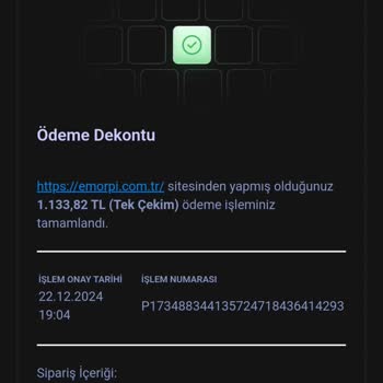 Emorpi'den Aldığım Ürünler Kayıp Ve İletişim Sağlanamıyor