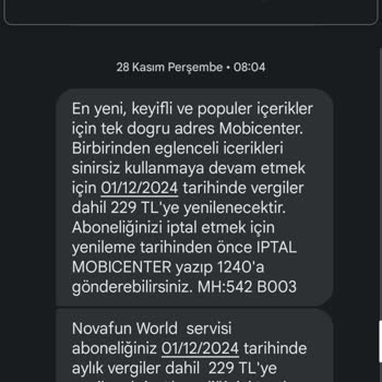 Vodafone Abonelik Ücreti Şoku