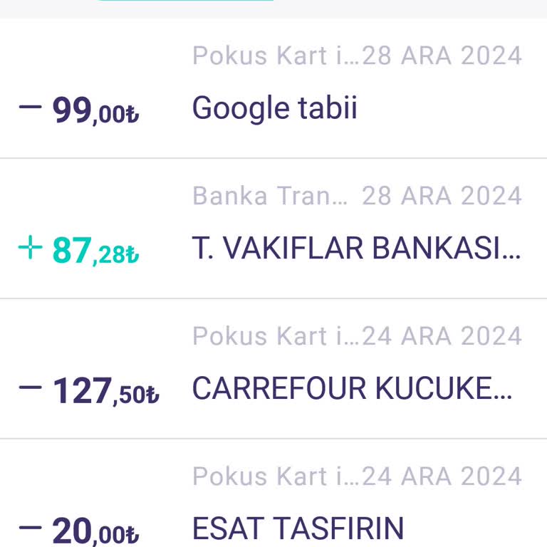 Pokus Uygulaması Bakiye Yükleme Sorunu