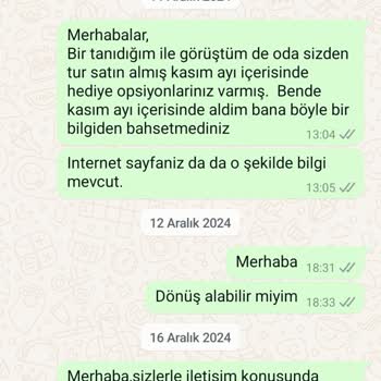 Dubai Turu İptalinde İade Sorunu