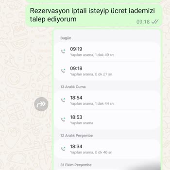 Dubai Turu İptalinde İade Sorunu