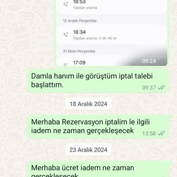 Dubai Turu İptalinde İade Sorunu