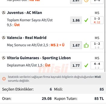 Ertelenen Maç Nedeniyle Kupon Mağduriyeti