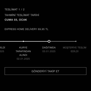 Zara'dan Ekstra Hızlı Teslimat Hayal Kırıklığı