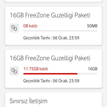 Vodafone FreeZone Paketi Hayal Kırıklığı