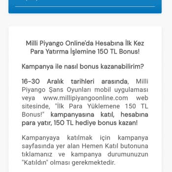 Millipiyangoonline.com Kampanya Taahhütlerini Yerine Getirmiyor