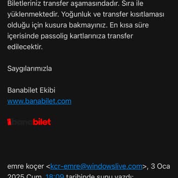 Passolig Aktarımı Yapılmayan Maç Bileti Sorunu