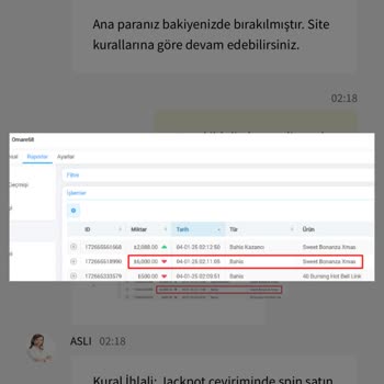 Royal Bet'te Haksız Bakiye Silinmesi