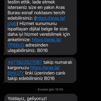 Aras Kargo Teslimat Sorunu: Yanıltıcı Mesajlar Ve Kurumsallık Eksikliği