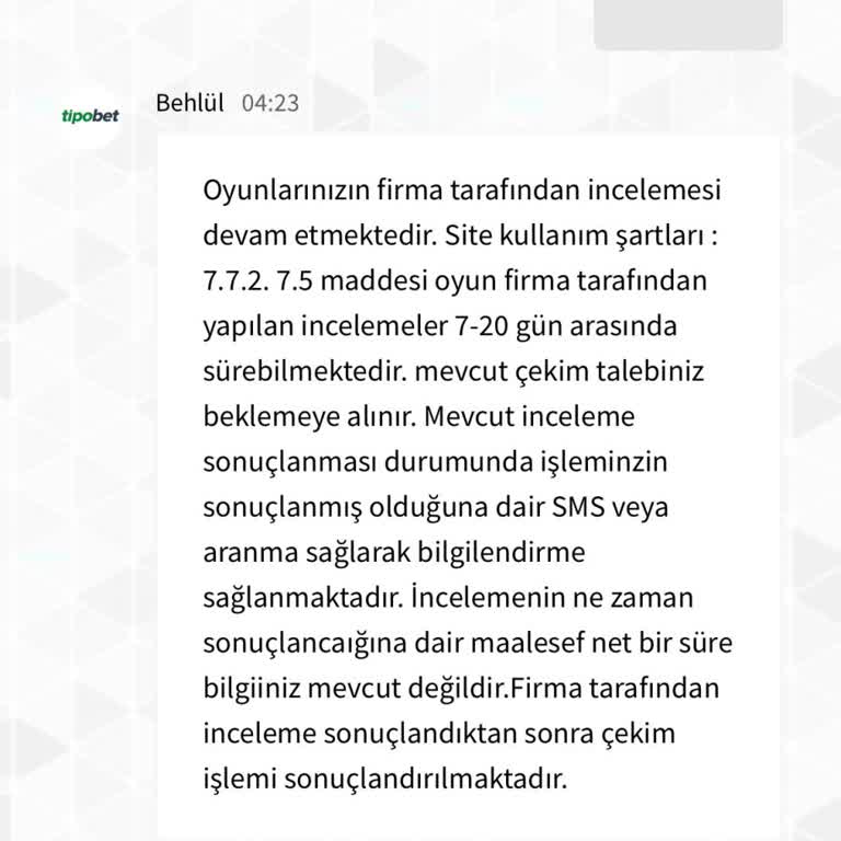 Kazancımın İncelenmesi Ve Gecikmesi Hakkında Yardım Talebi