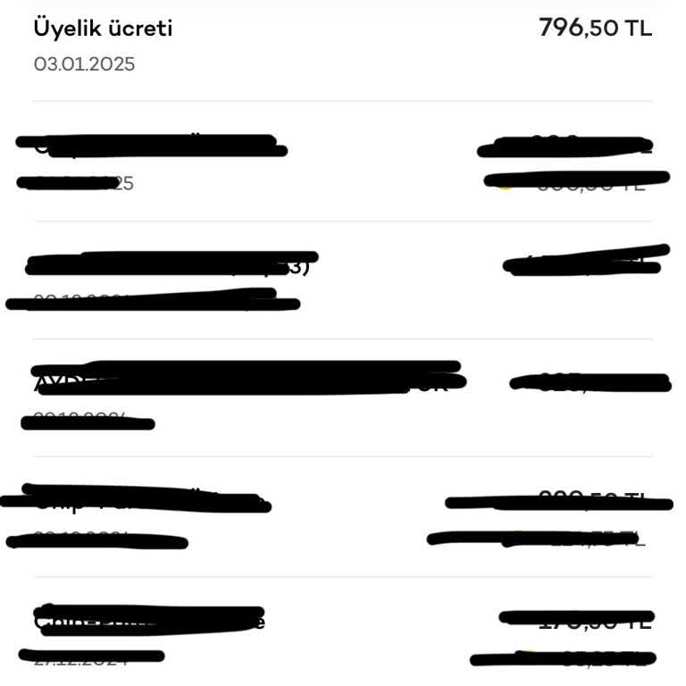 Haksız Üyelik Ücreti İadesi Talebi