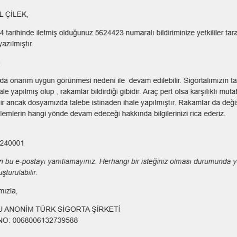 Aracımın Tamir Sürecinde Güven Sorunu Ve Karmaşa