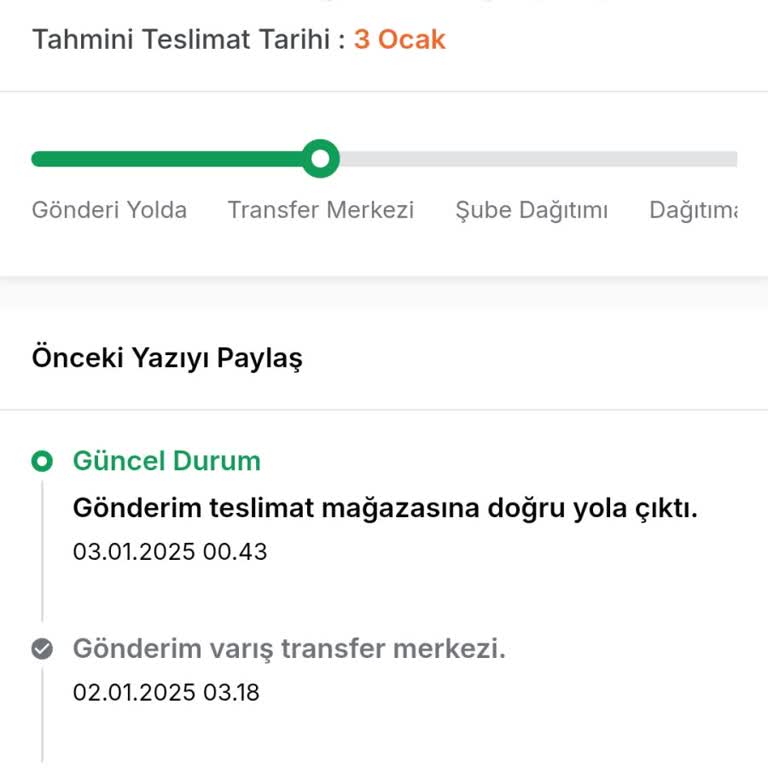 Teslimat Gecikmesi Ve Müşteri Hizmetleri Sorunu