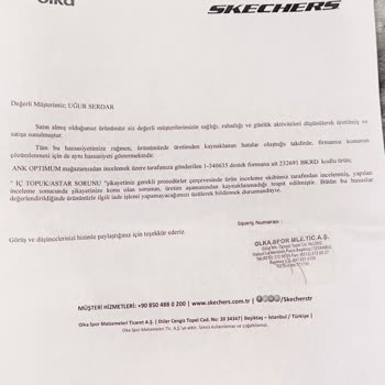 Skechers Ayakkabıda Hızlı Deformasyon Ve Yetersiz İnceleme