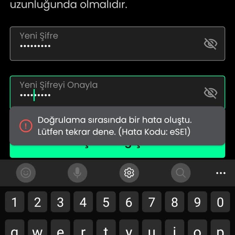 Şifre Sorunu Ve Üyelik İptali Talebi