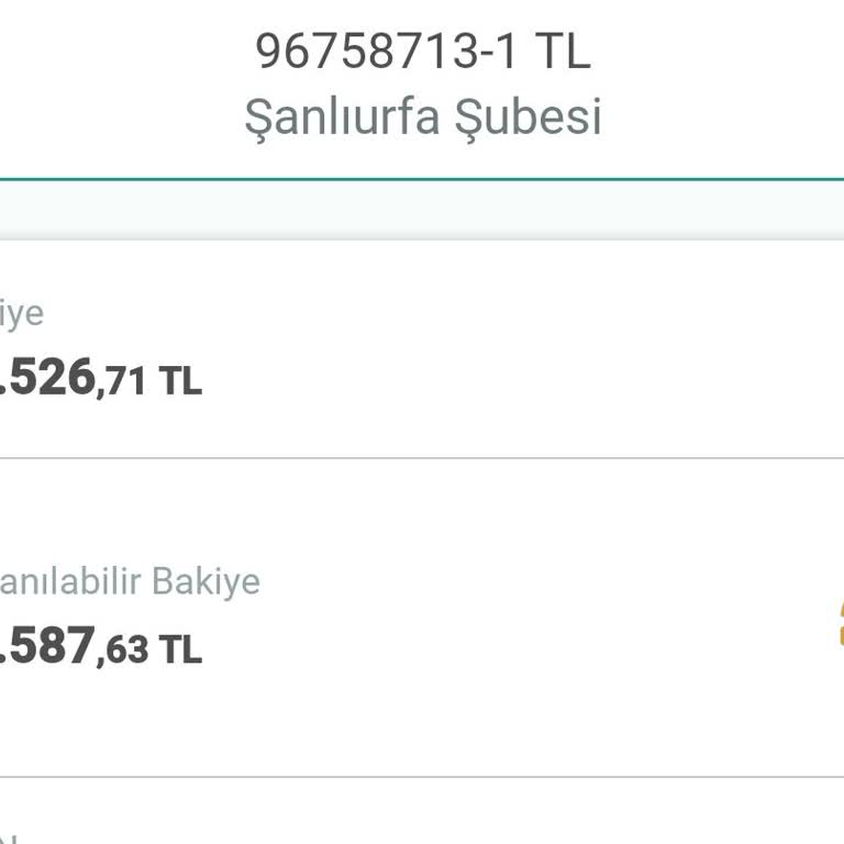 Hesap Bakiyemdeki Belirsizlik