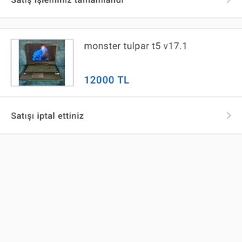 Monster Laptop Satışında Yaşanan Ödeme Sorunu