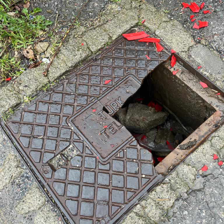 Türk Telekom Rögar Kapağı Tehlikesi Ve Yaya Güvenliği Sorunu