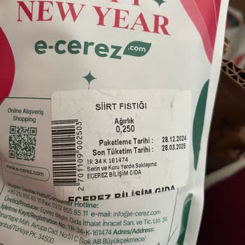 E-cerez Yanlış Ve Eksik Sipariş Gönderimi!