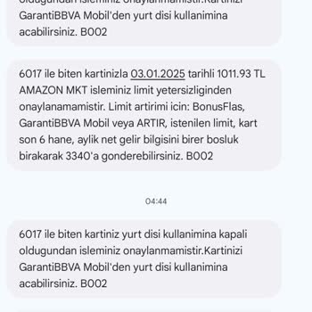 Kredi Kartı Güvenlik Sorunu Ve Yetersiz Müşteri Hizmeti