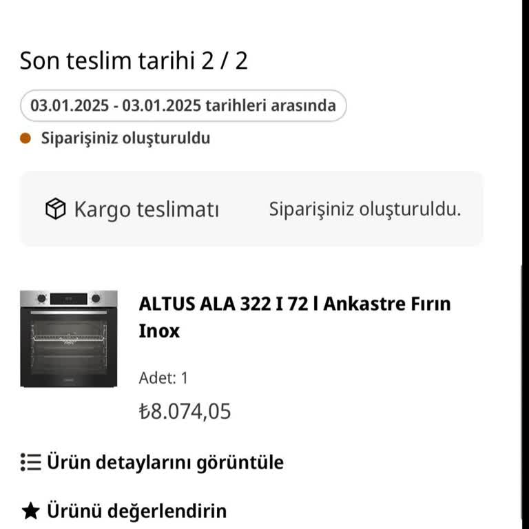 Teslim Edilmeyen Ürün Ve Yetersiz Müşteri Hizmetleri