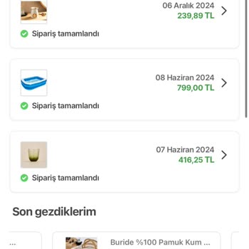 Hepsiburada'da Sipariş Verdim, Ürün Listede Yok