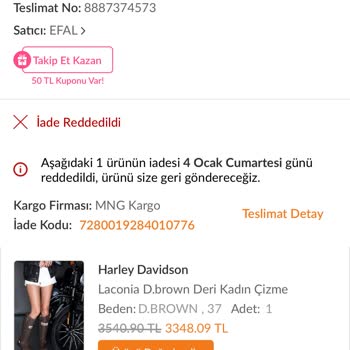 Bozuk Çizme Ve İlgisiz Müşteri Hizmetleri