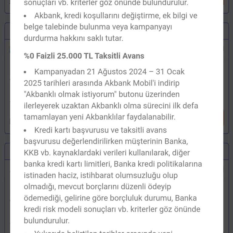Faizsiz Nakit Avans Kampanyasında Yanıltıcı Koşullar