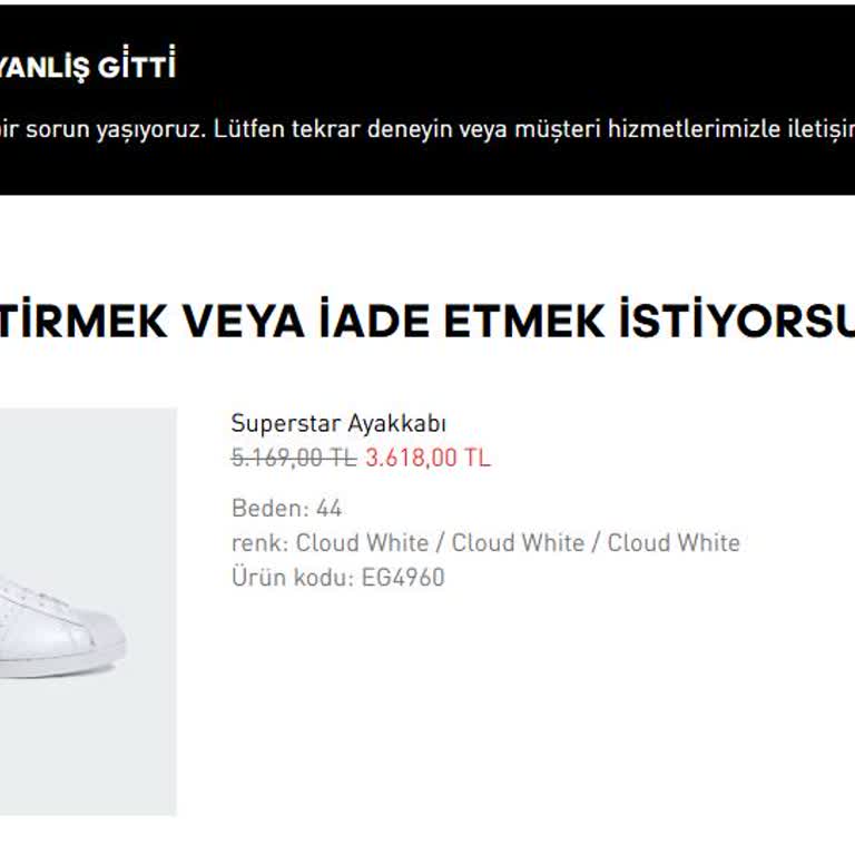 Adidas İade Sürecinde Şok Eden Sistem Hatası!