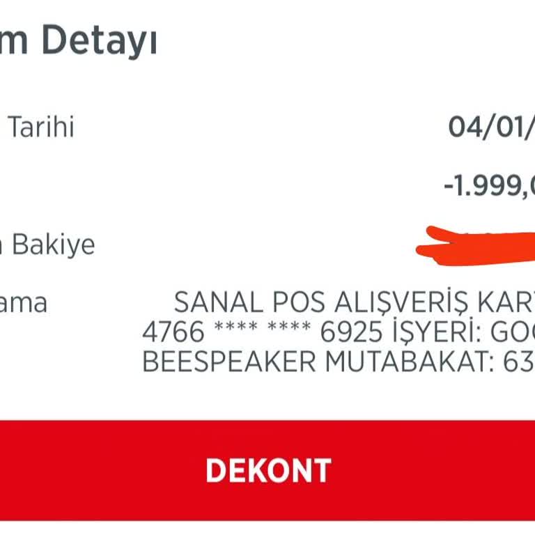 Onaysız Para Çekimi Ve İade Talebi