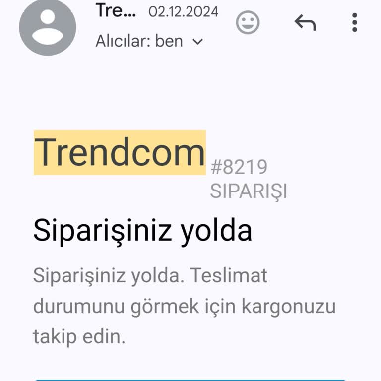 Trendcom Gelmeyen Bot Siparişi