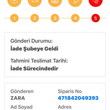Siparişim Şubeye İade Edildi, Bilgilendirme Yapılmadı