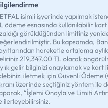 İş Bankası Kredi Kartı Limit Artışı Sorunu