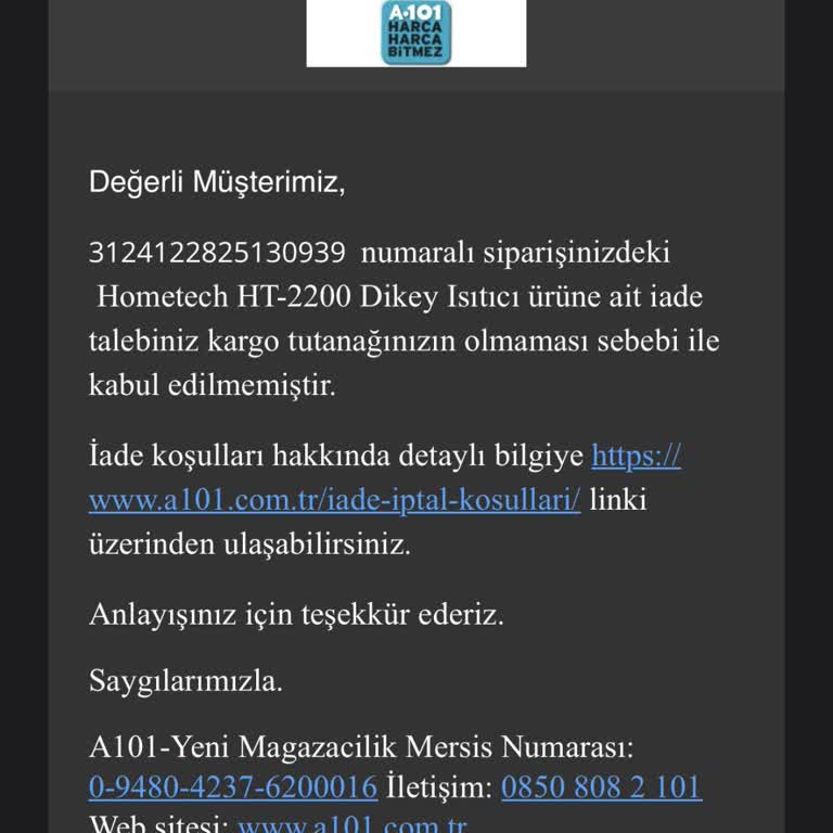 Kırık Ürün Ve Yetersiz Müşteri Hizmeti